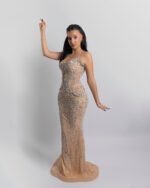 Fustan Nude Sculpted Crystal - Image 2