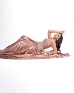 Fustan Blush Satin Crystal - Image 2