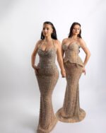 Fustan Nude Kristal